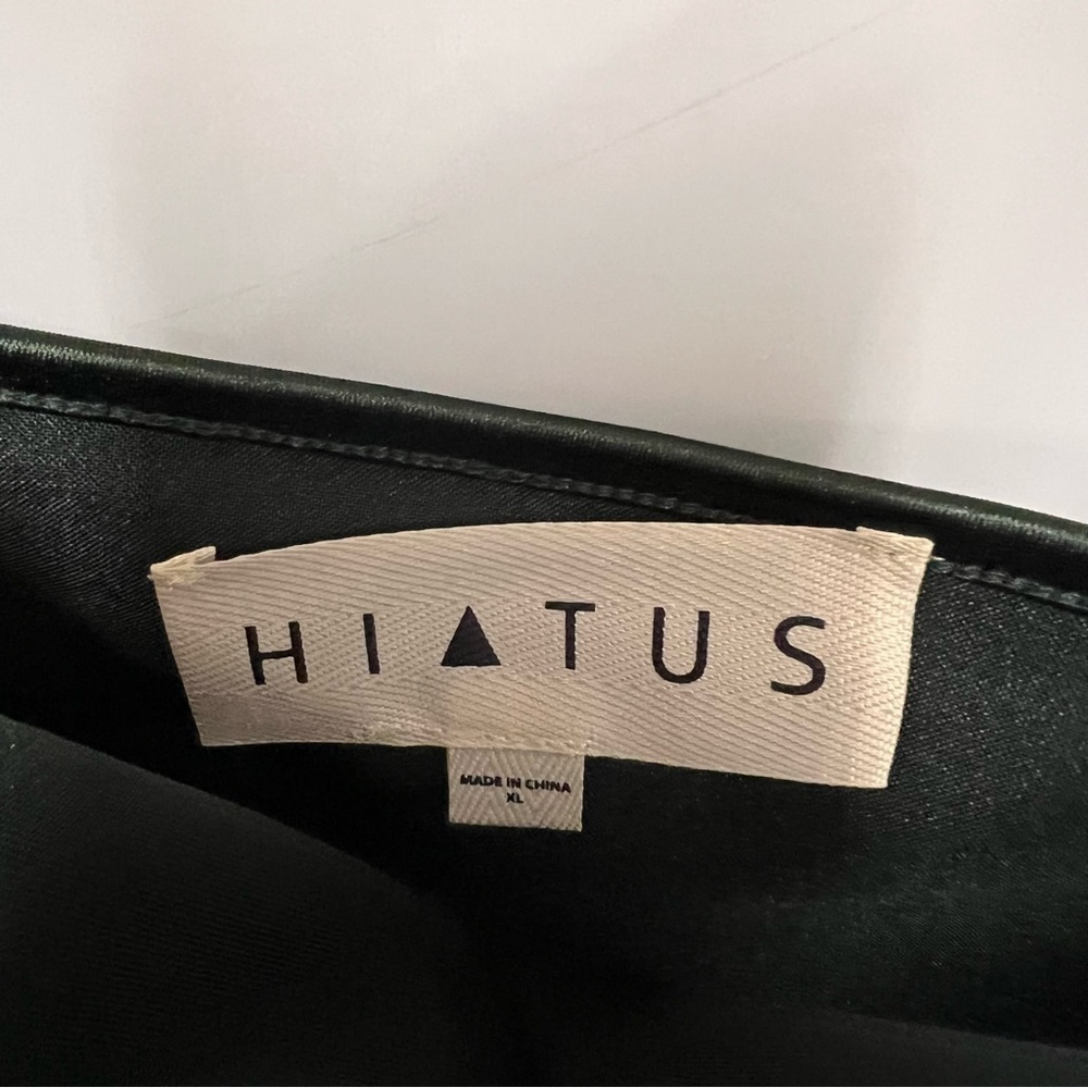 Hiatus midi emerald green satin slip dress w/adjustable spaghetti straps size M - Picture 5 of 9